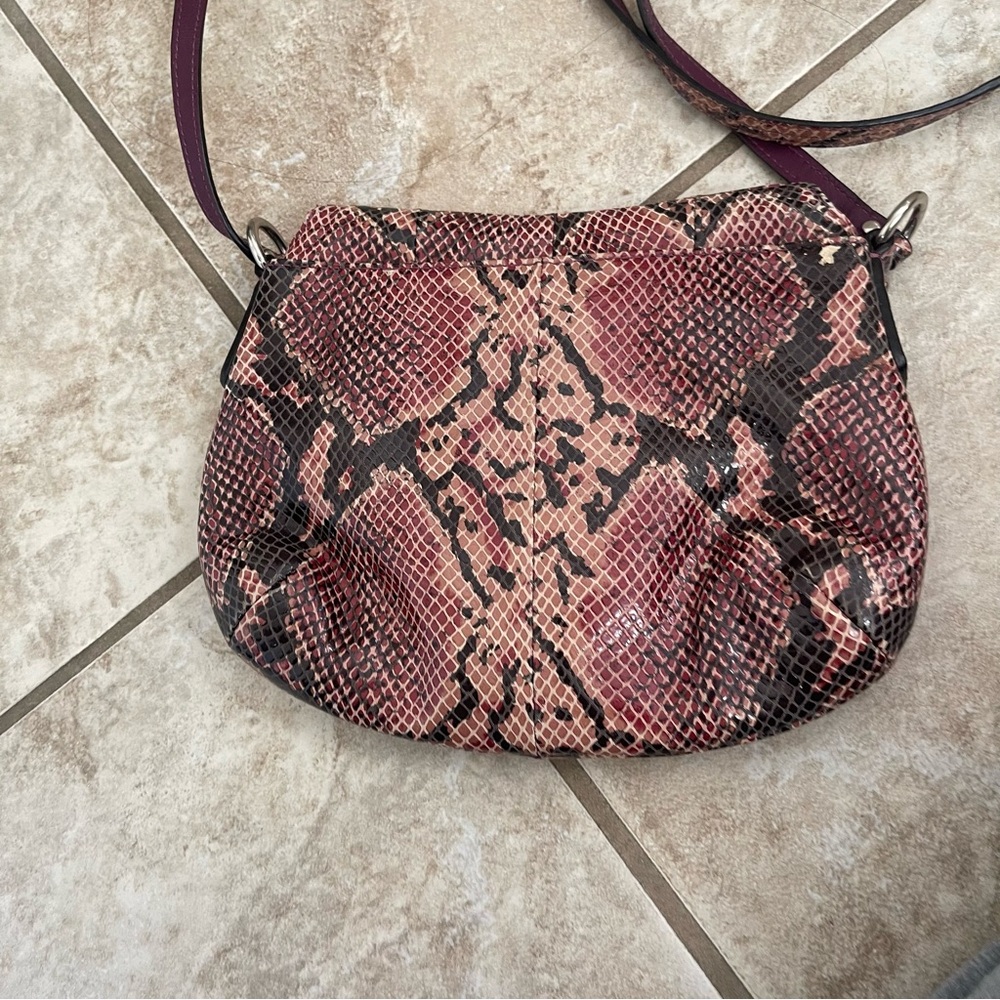 Coach Soho Puple Python Snakeskin Leather Mini Cr… - image 7